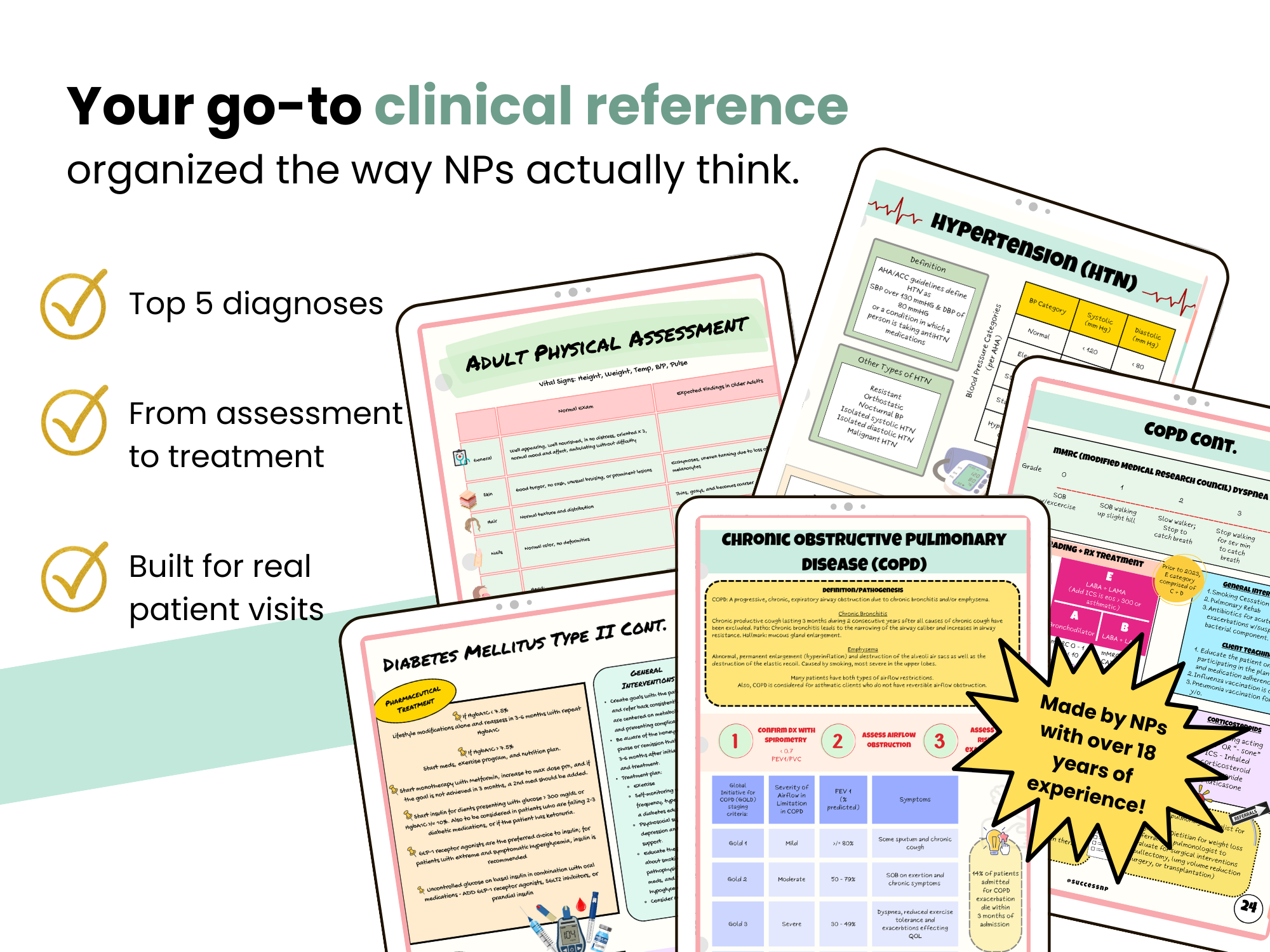 Adult/Geriatric Nurse Practitioner Quick Clinical Guide & Study Reference | Essential NP Resources - Image 3
